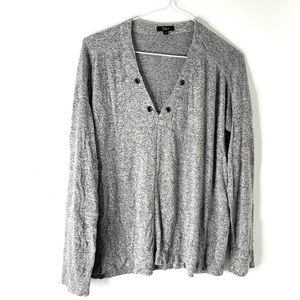 RAILS Leigh Sweater in Melange Grey